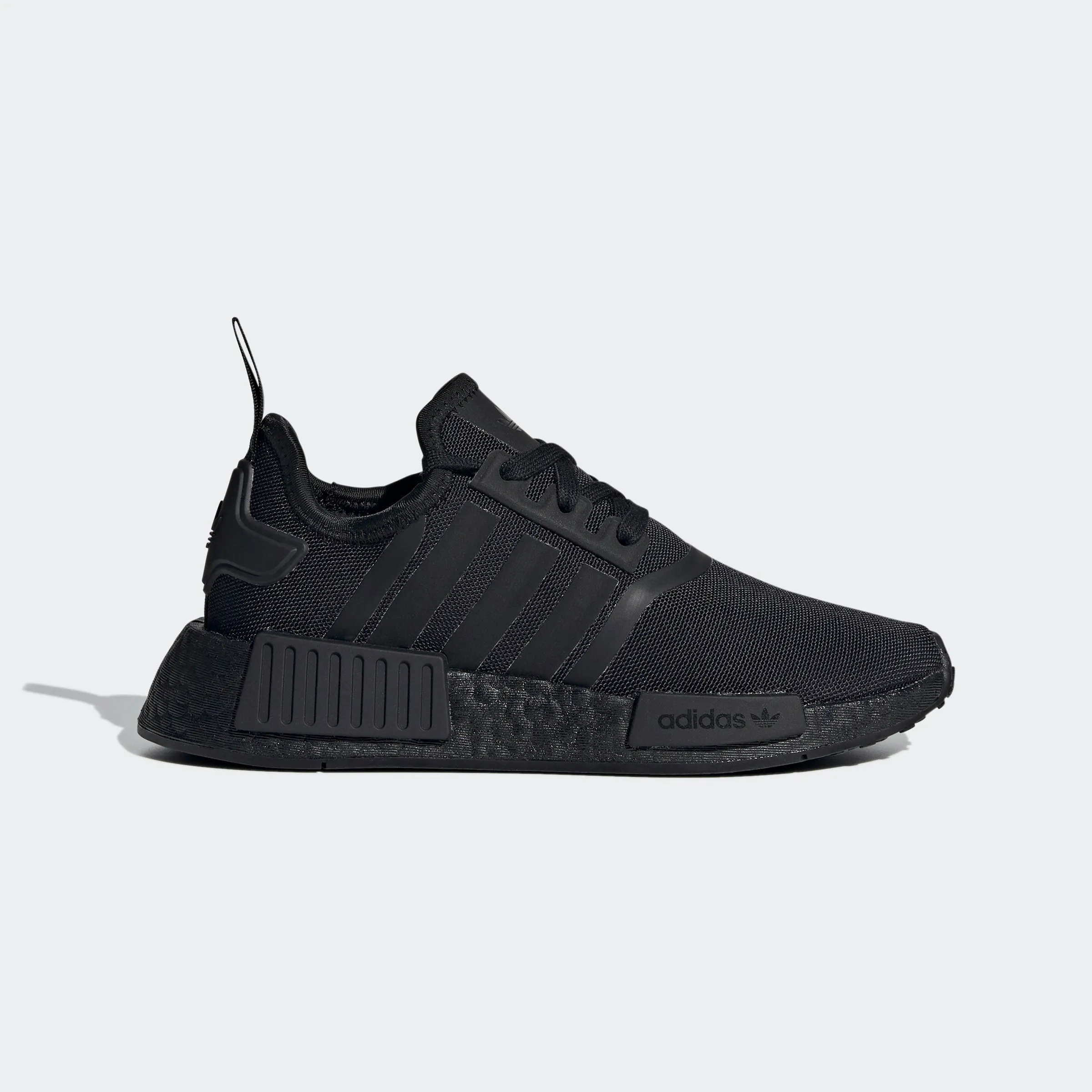 Big Kids adidas Originals NMD_R1 Shoes Triple Black