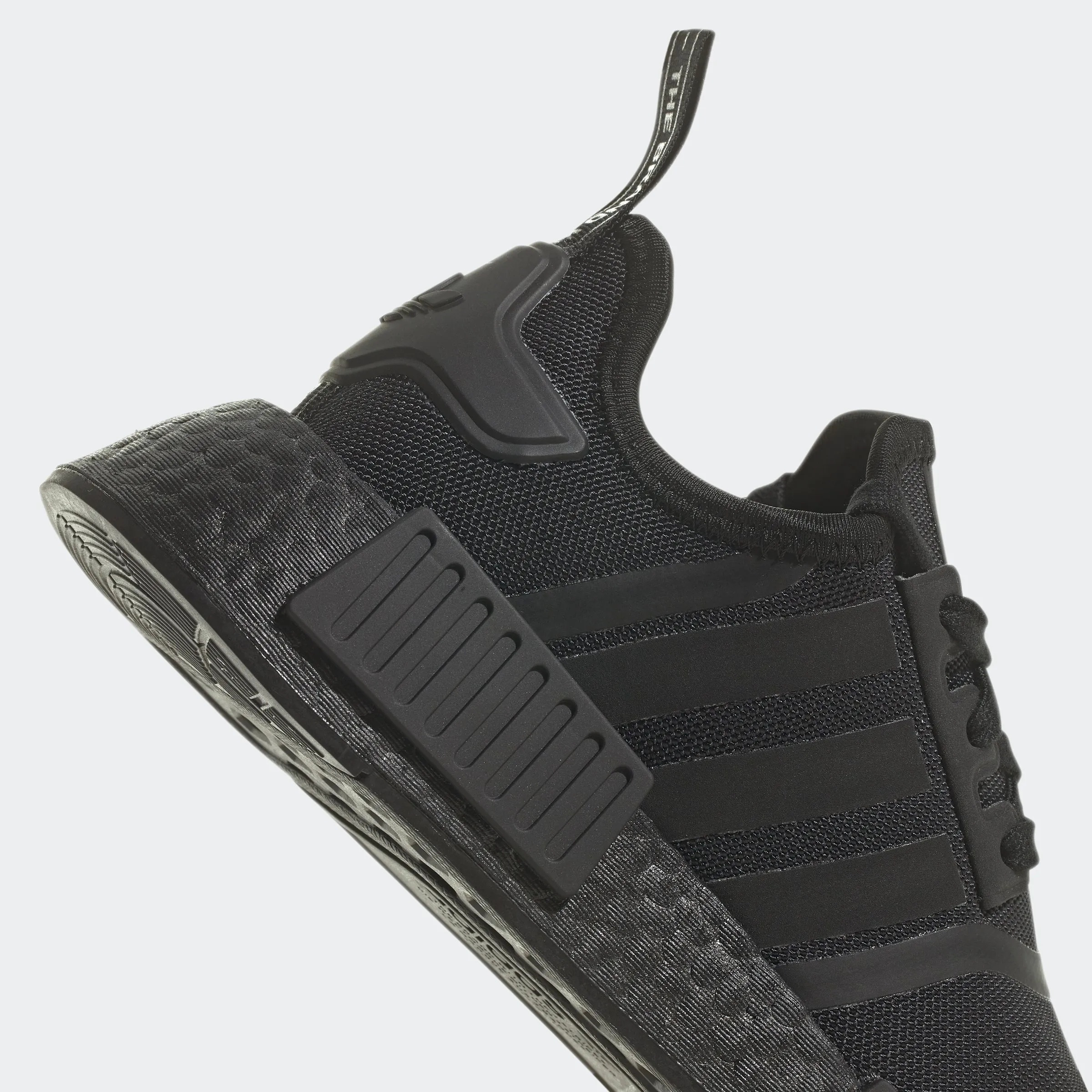 Big Kids adidas Originals NMD_R1 Shoes Triple Black