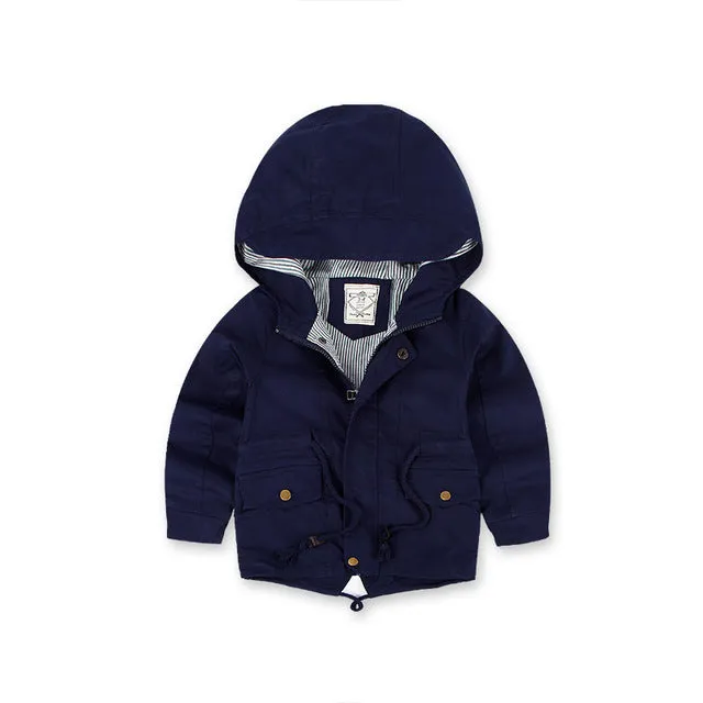 Big Kids Wind Breaker Jacket | Navy