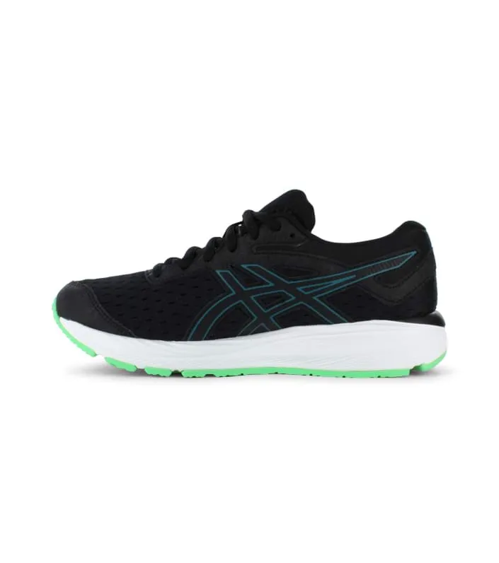 asics Kids Black and Green Gel-Cumulus 20 GS Sneakers