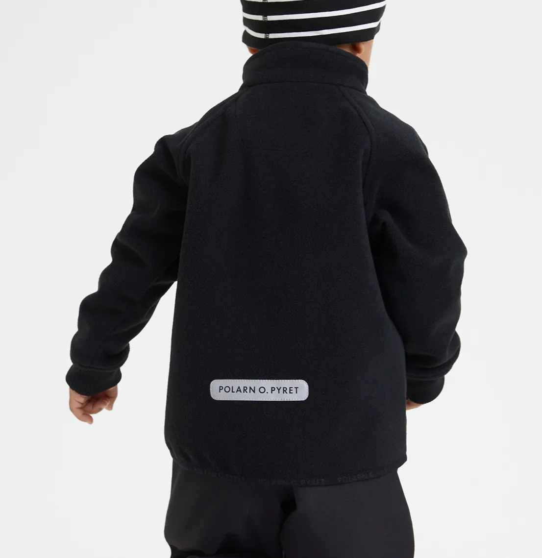 Black Waterproof Kids Fleece Jacket