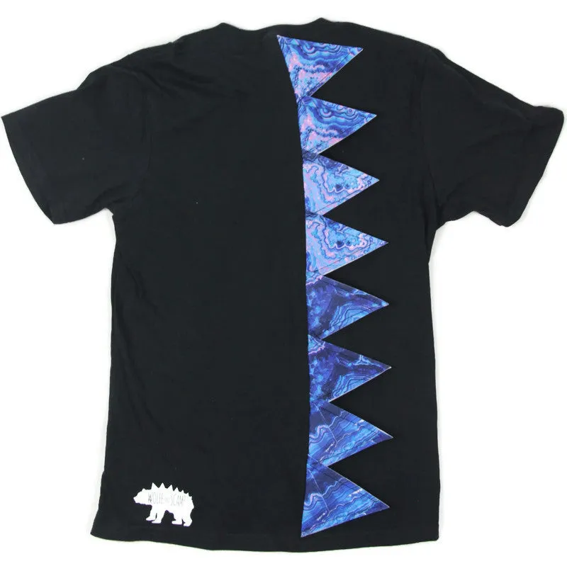 Children & Adults Blue Geode Dinosaur Spike Tee Rex Shirt