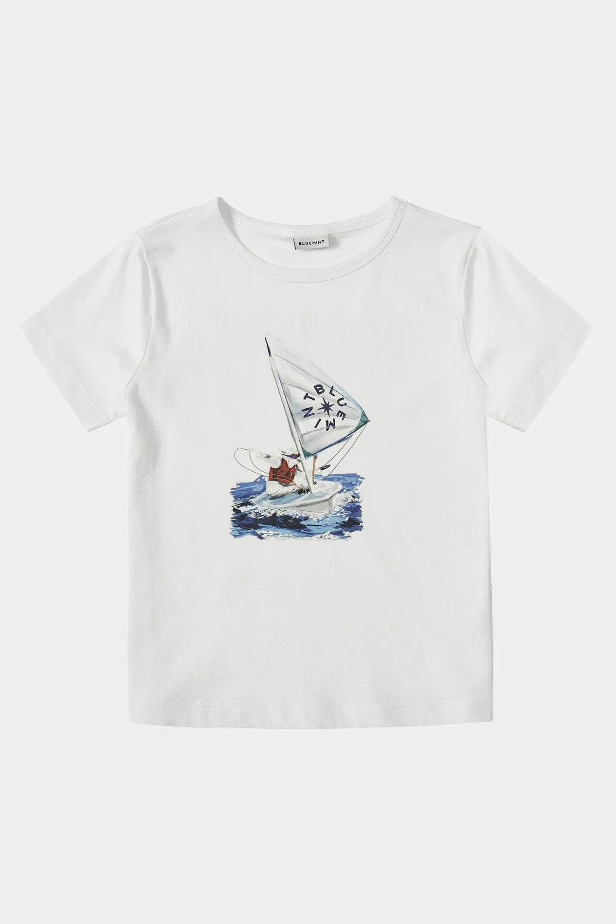 Bluemint Kids 2-8 Ya Ricci Printed Kids Jibing Bear T-shirt