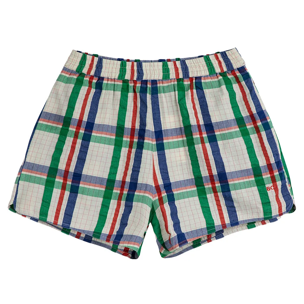 Bobo Choses Woman Madras Check Shorts - Multicolour.