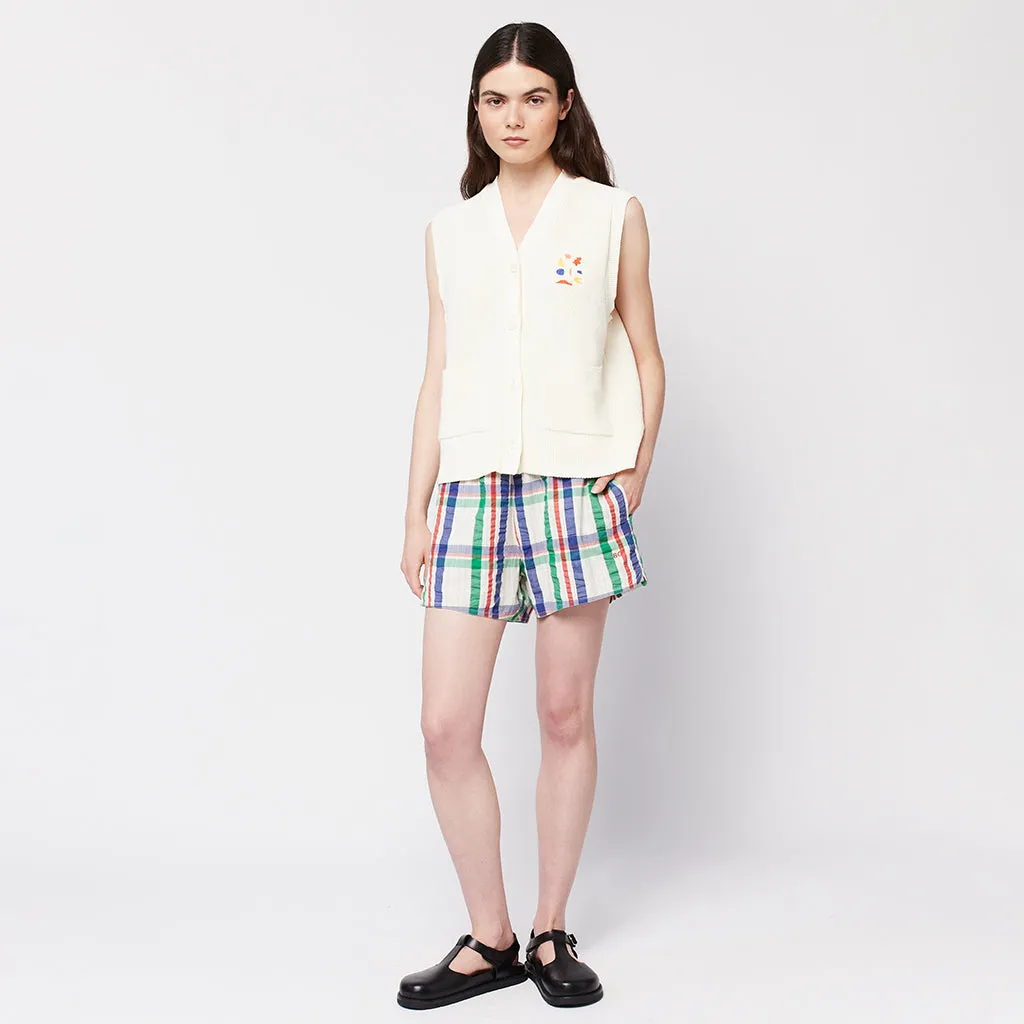 Bobo Choses Woman Madras Check Shorts - Multicolour.