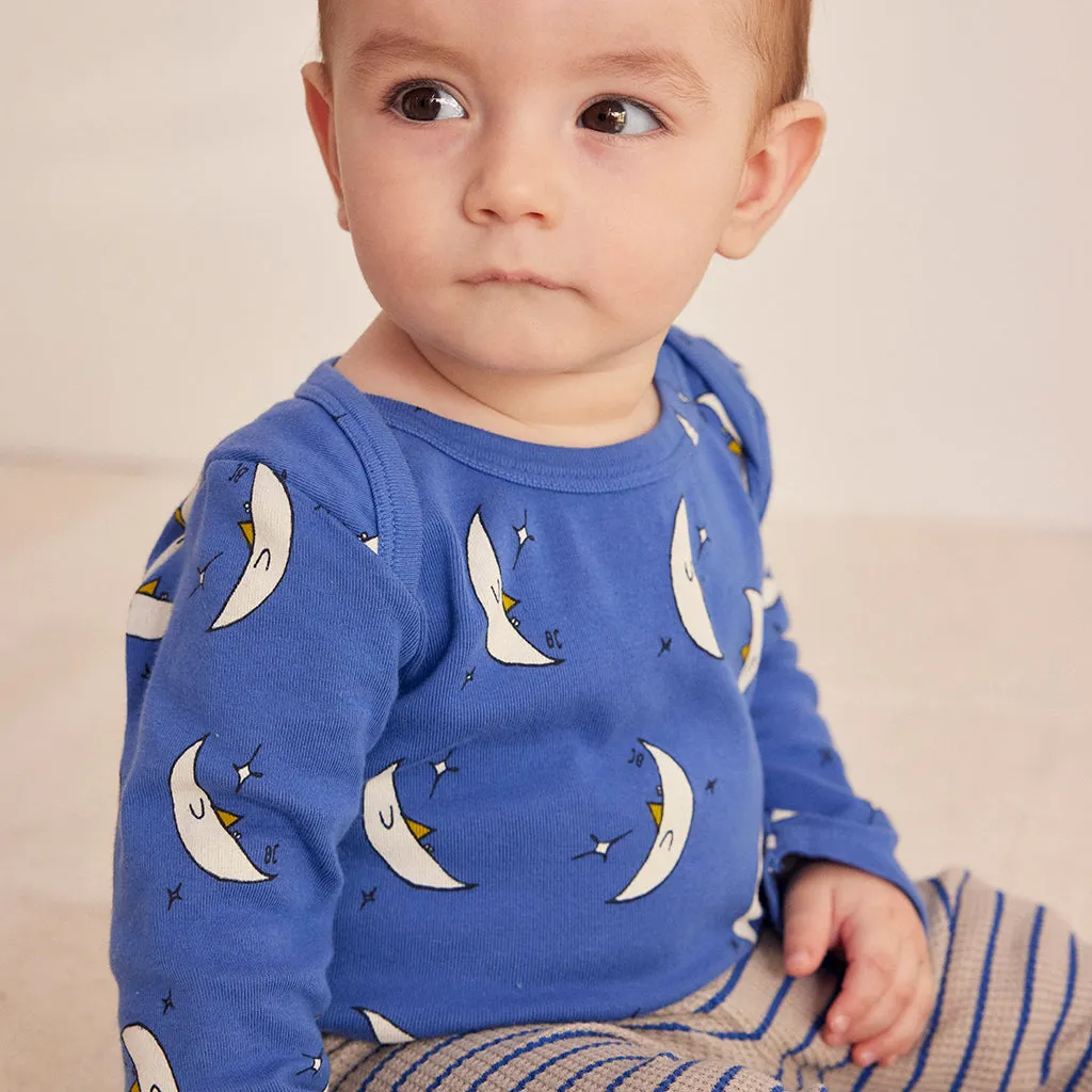 Baby Beneath The Moon Blue Bodysuit by Bobo Choses