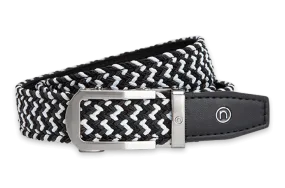 Braided Charcoal Golf Belt with 1 1/8 Strap for Kids