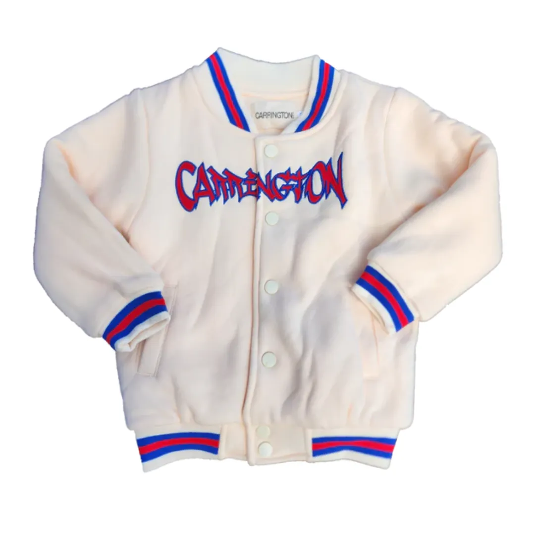 Carrington Kids - Varsity Jacket | Cream