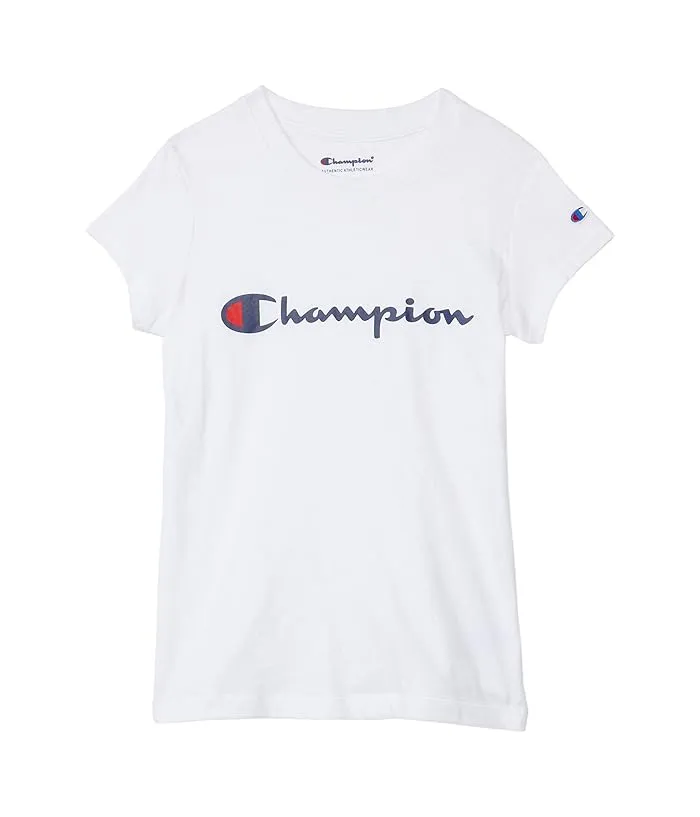 Champion Kids Short Sleeve Signature Script Graphic Tee (Big Kids)