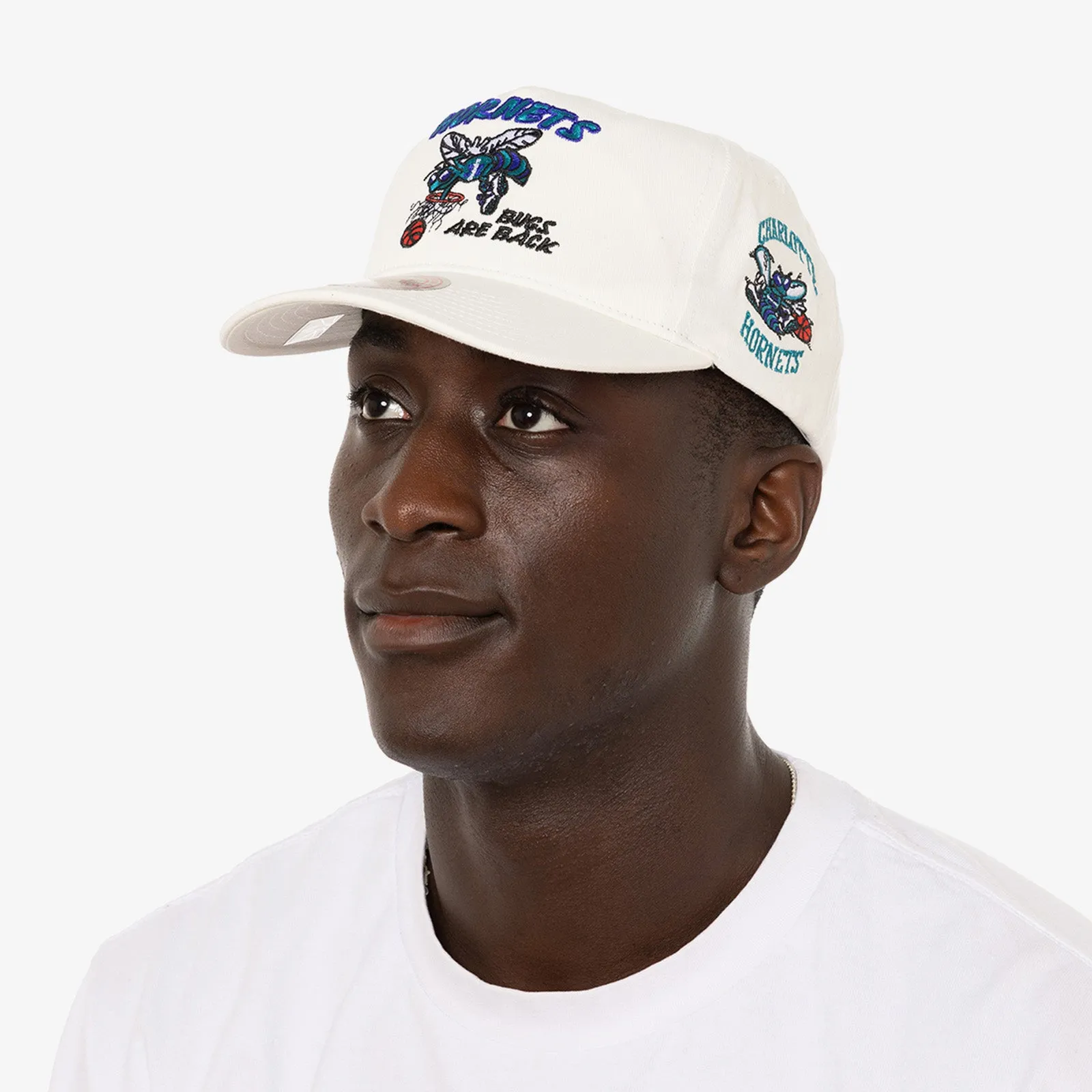 Charlotte Hornets Bug Backers Snapback in White