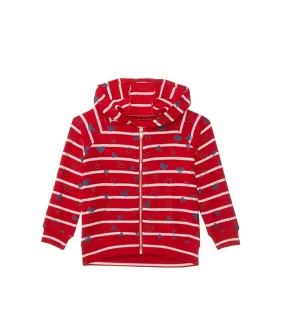 Chaser Kids Heart Stripe Zip-Up Hoodie (Toddler/Little Kids)