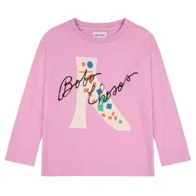 Child Magic Shoe T-shirt in Fuchsia Pink