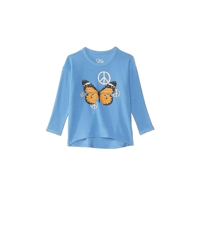 Children's Butterfly Peace Pullover by Chaser