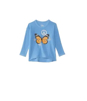 Children's Butterfly Peace Pullover by Chaser