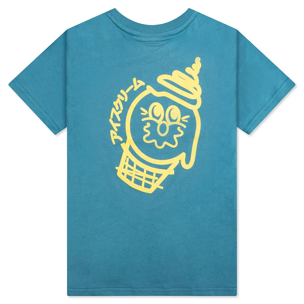 Storm Blue Kids Cake Cone Short Sleeve Tee