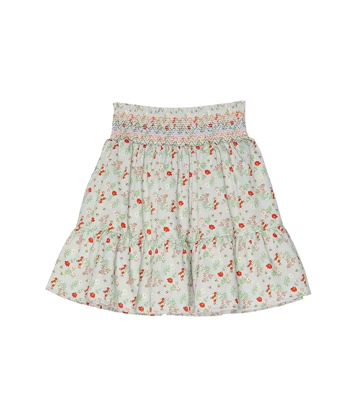 Children's Tiered Patterned Skirt