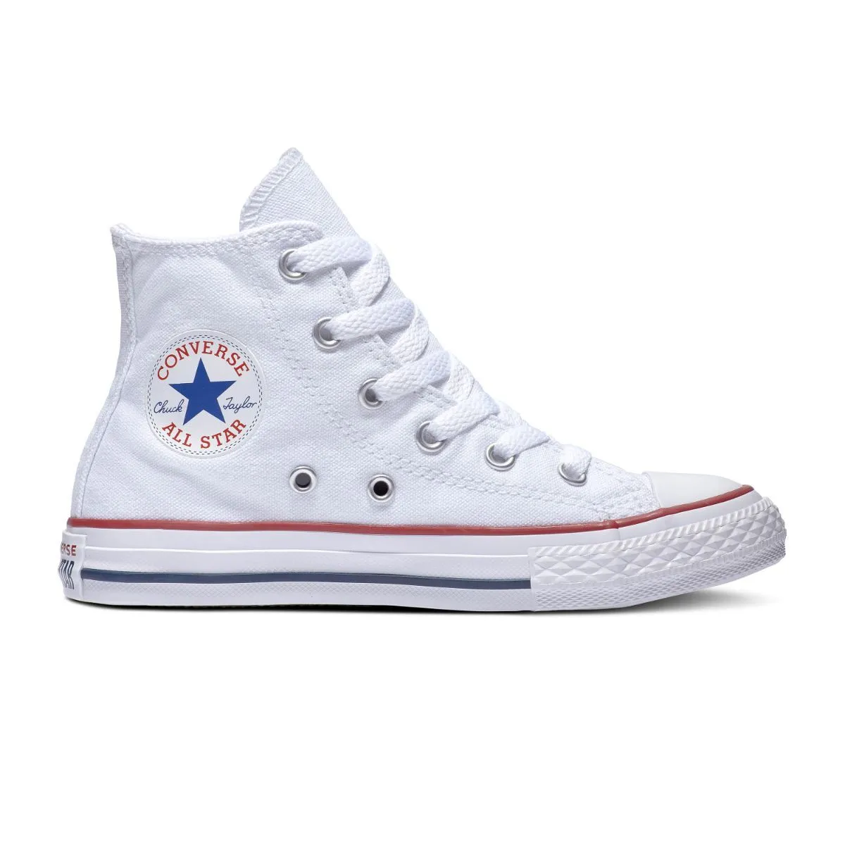 Chuck Taylor All Star White High Top Shoes for Little Kids