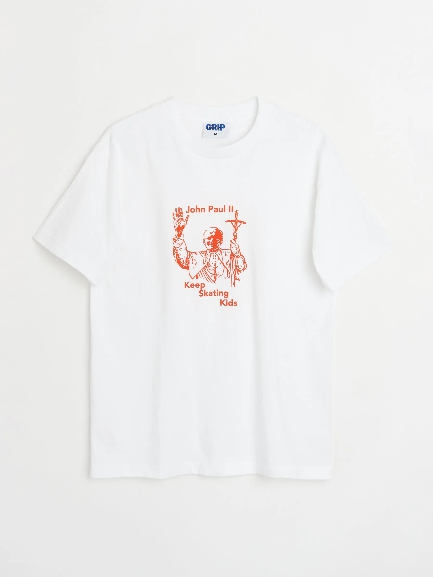 Classic Griptape Keep Skating Kids T-shirt White