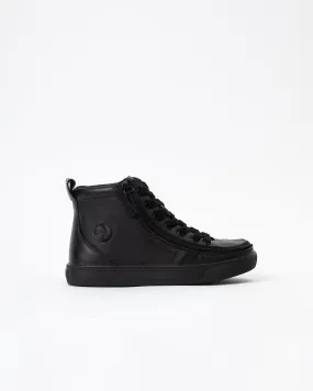 Classic High Top (Kids) - Black to the Floor Leather