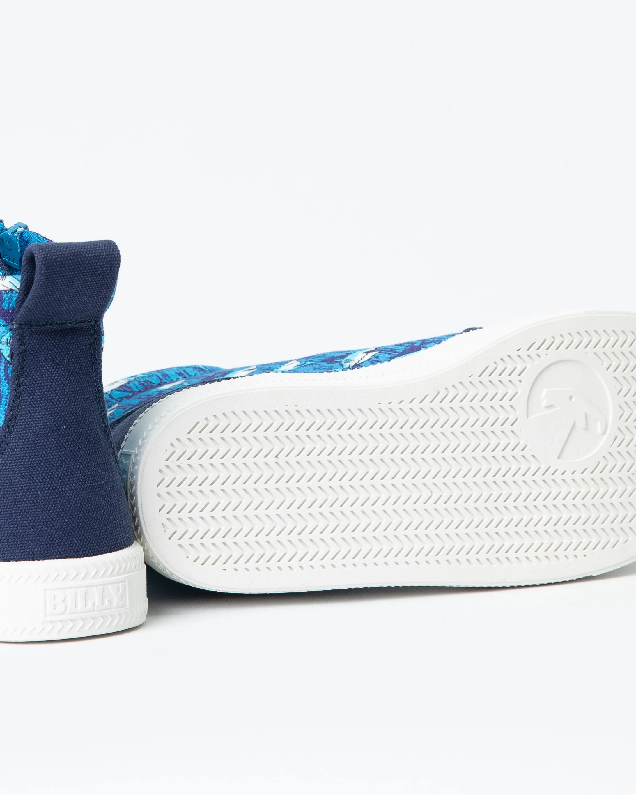 Classic High Top (Kids) - Blue Sharks