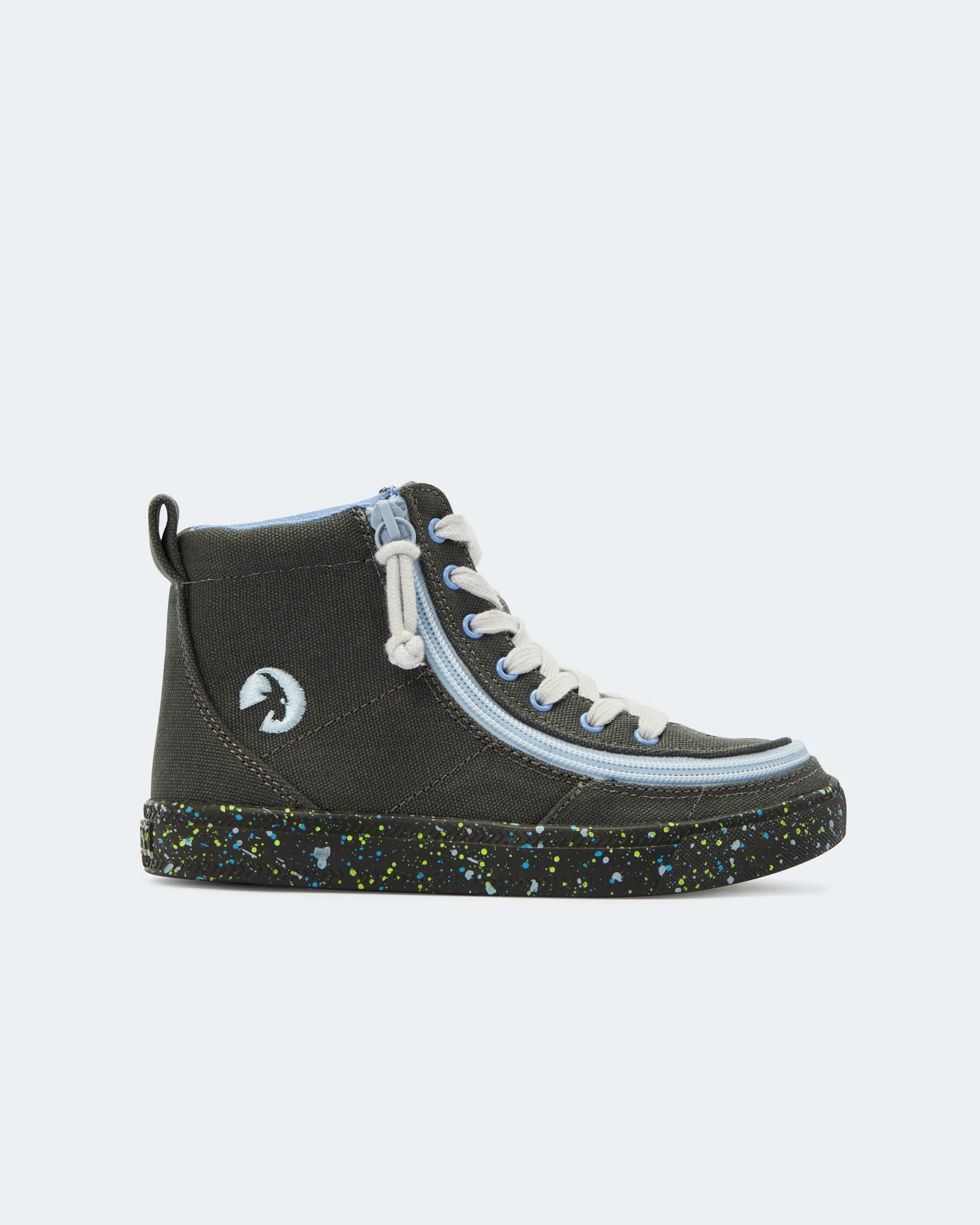 Classic High Top (Kids) - Charcoal/Blue Speckle