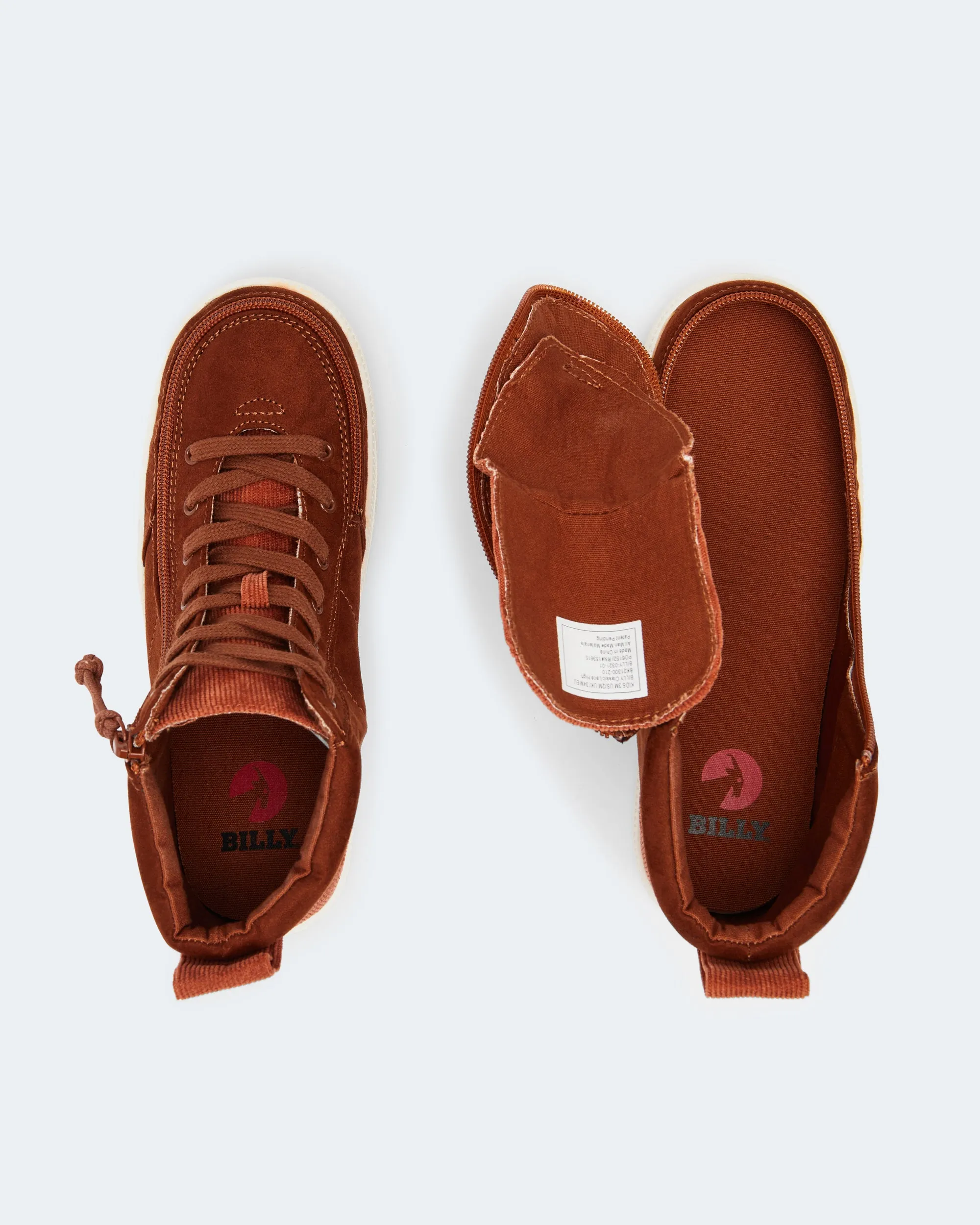 Classic High Top (Kids) - Cognac Cord