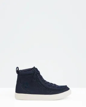 Classic High Top (Kids) - Denim Glitter