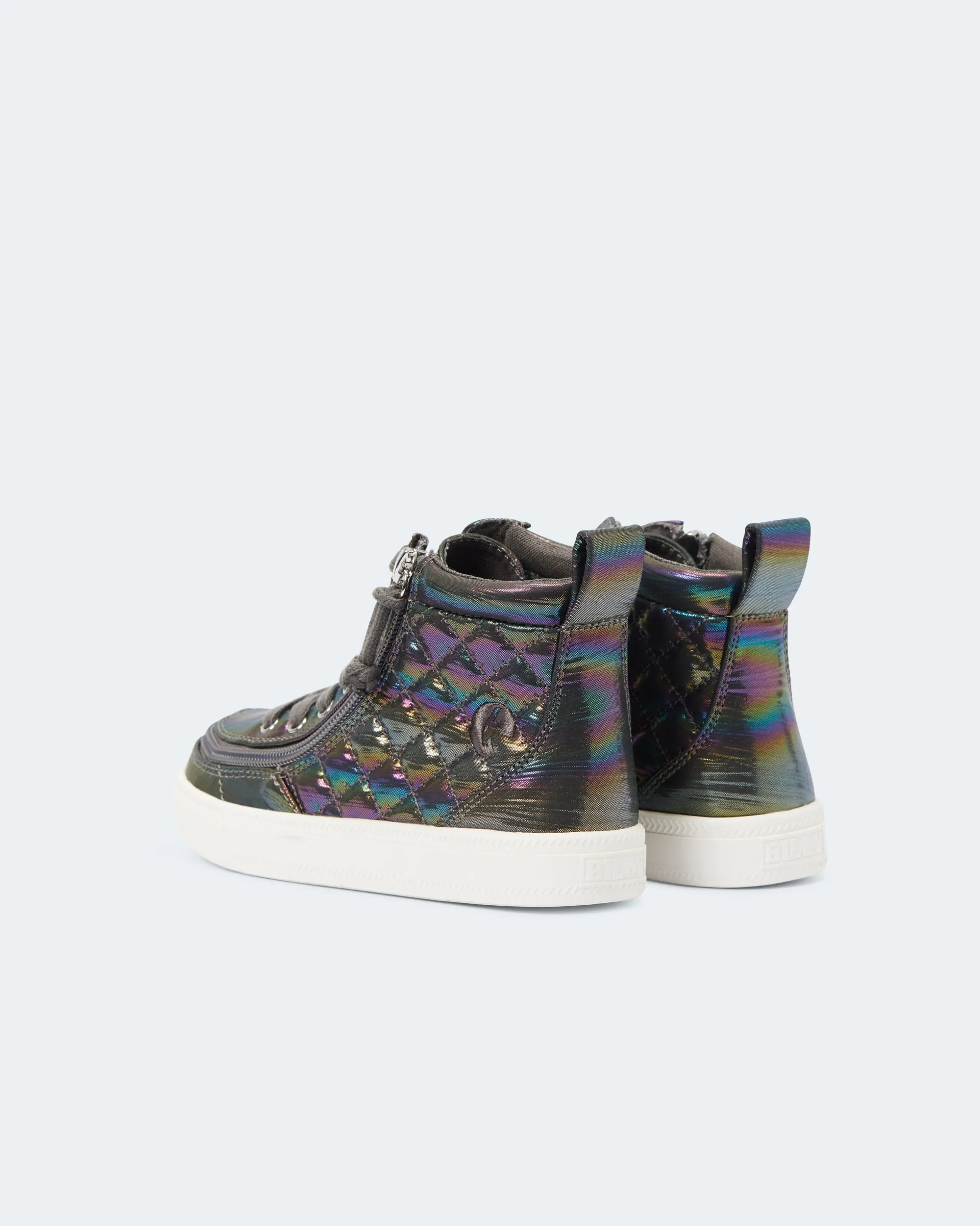 Classic High Top (Kids) - Graphite Rainbow Quilt