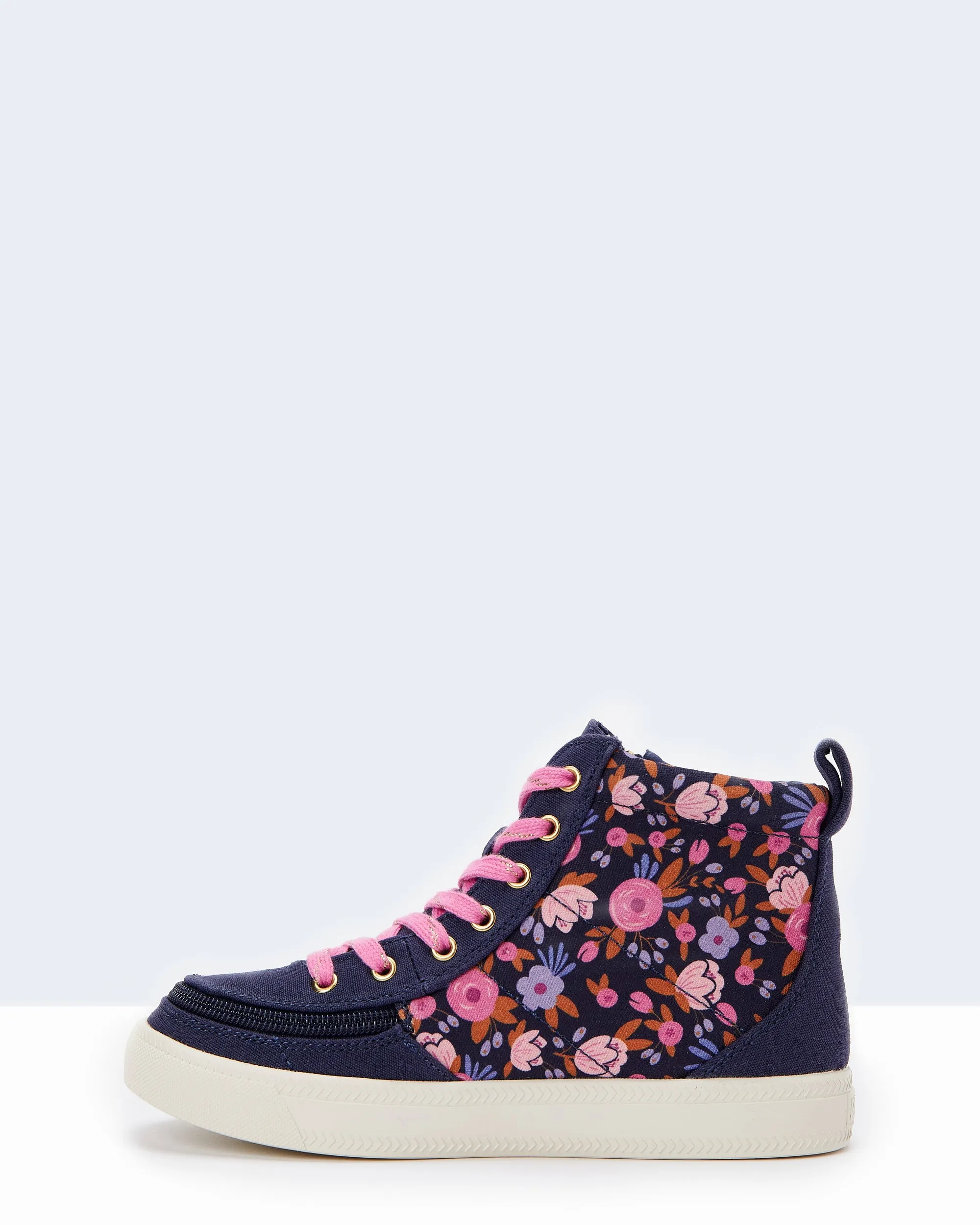 Classic High Top (Kids) - Navy Floral