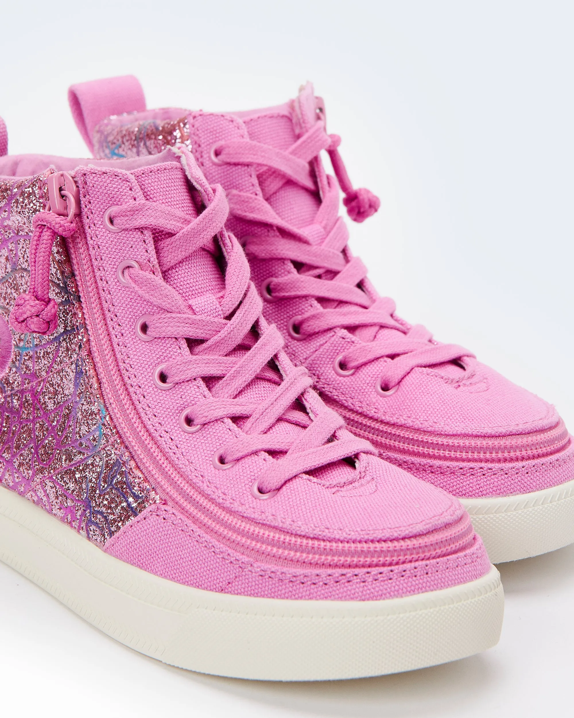 Classic High Top (Kids) - Pink Print