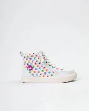 Classic High Top (Kids) - Rainbow Polka