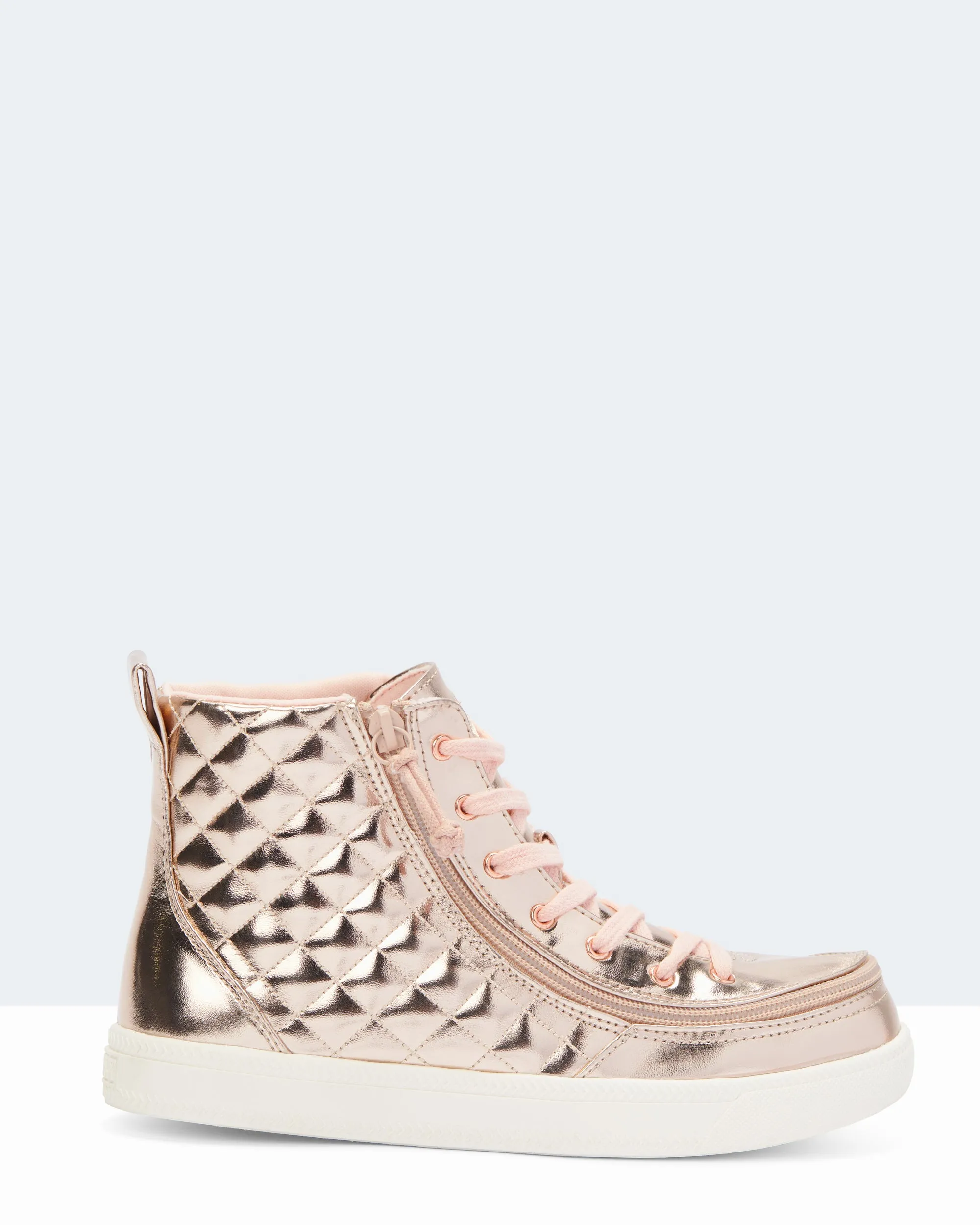 Classic High Top (Kids) - Rose Gold Quilt