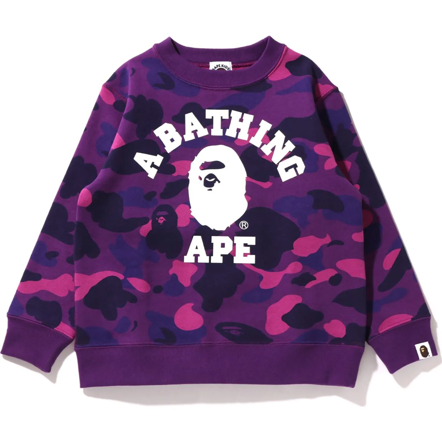 COLOR CAMO COLLEGE CREWNECK KIDS