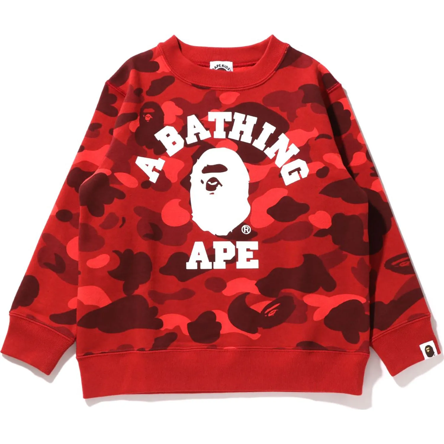 COLOR CAMO COLLEGE CREWNECK KIDS