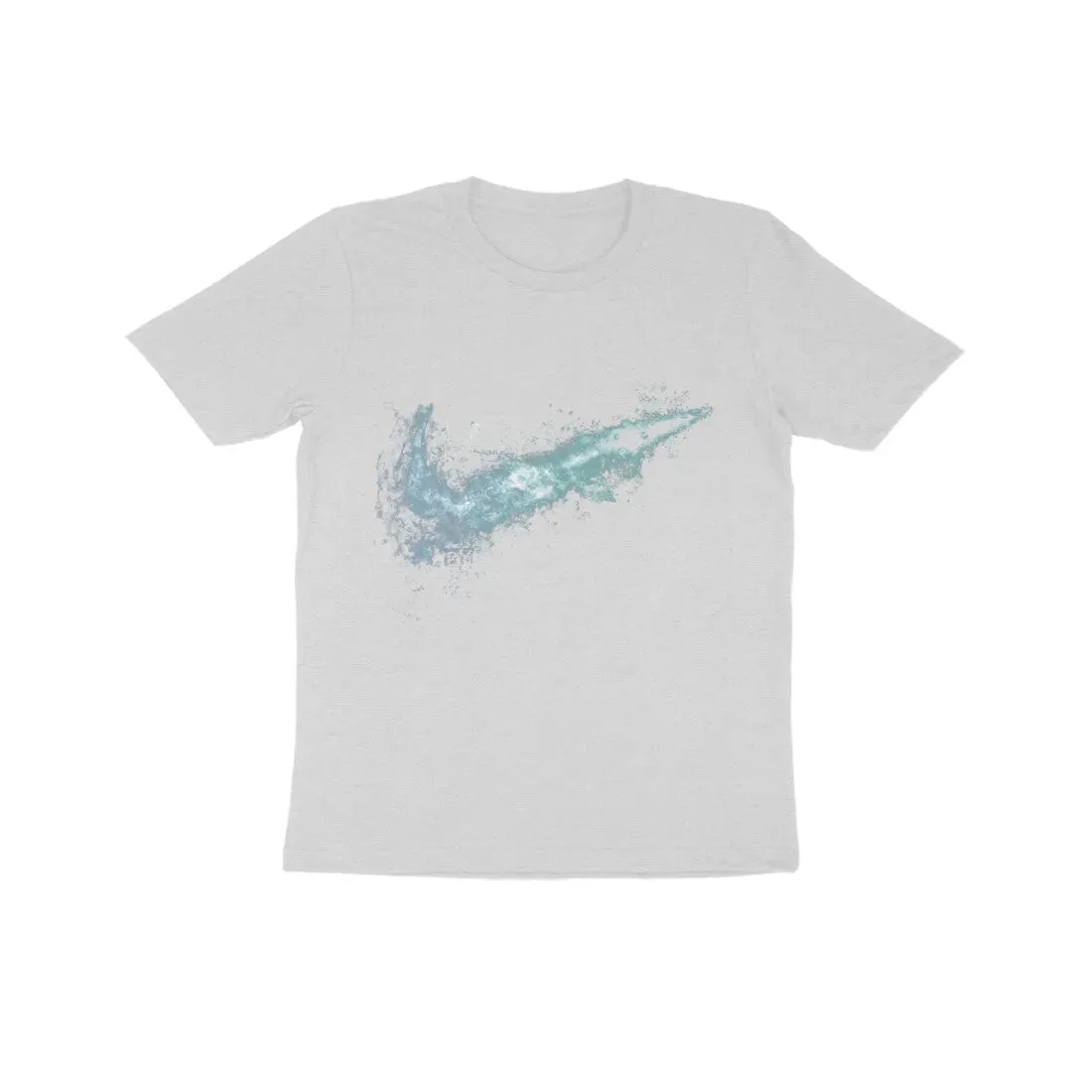 Water Splash Pattern Printed Cotton Kids T-shirt