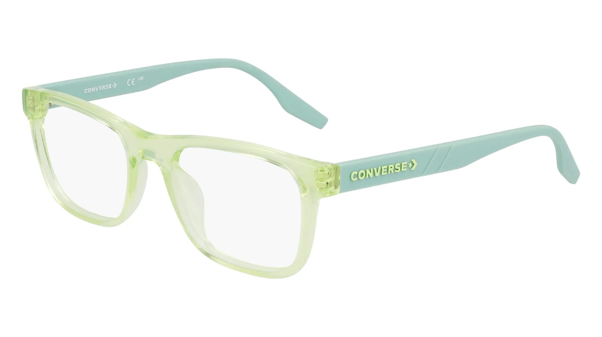 Converse CV5100Y 731 Eyeglasses Youth Kids Boy's Crystal Citron Full Rim 49mm