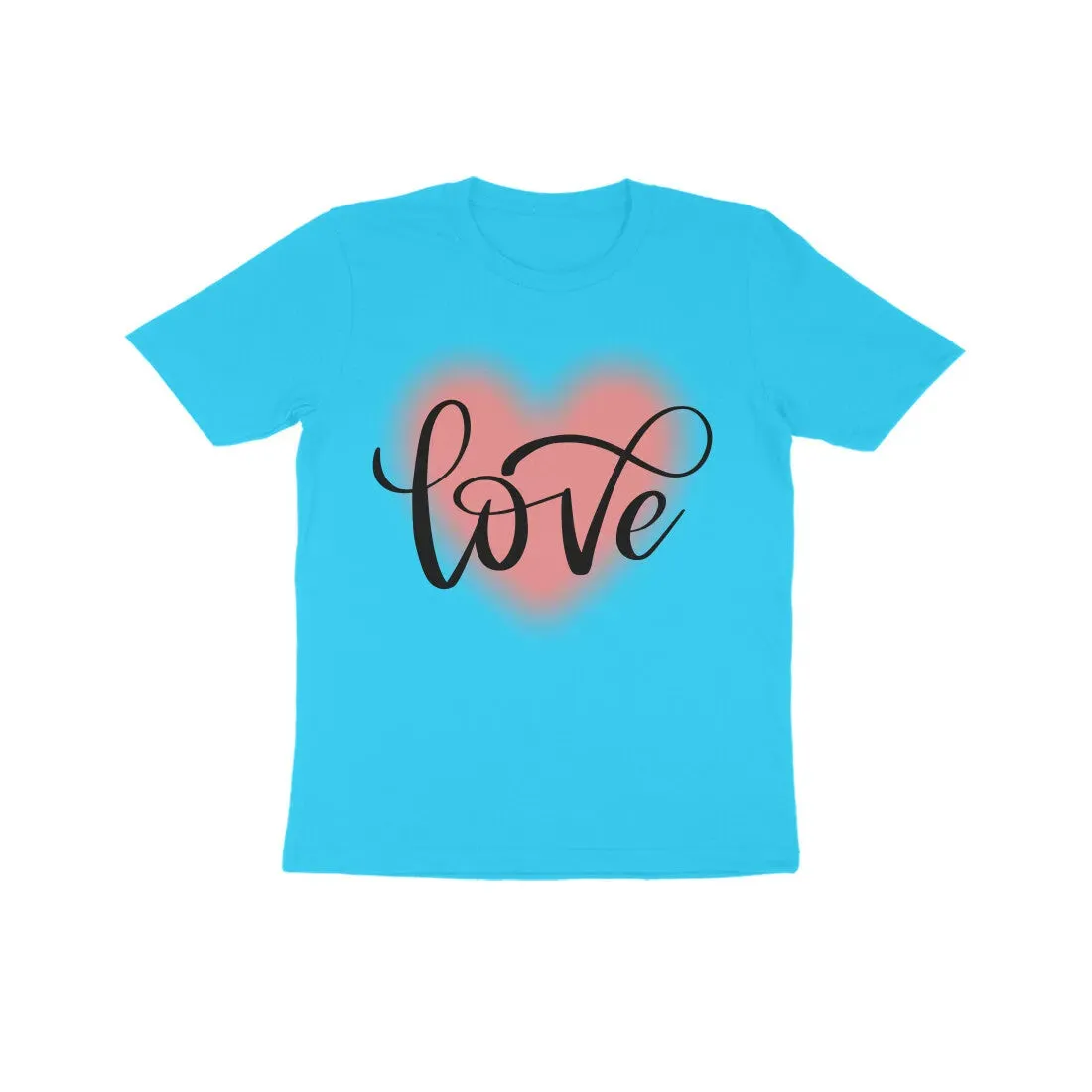 Kids Love Print Cotton T-Shirt