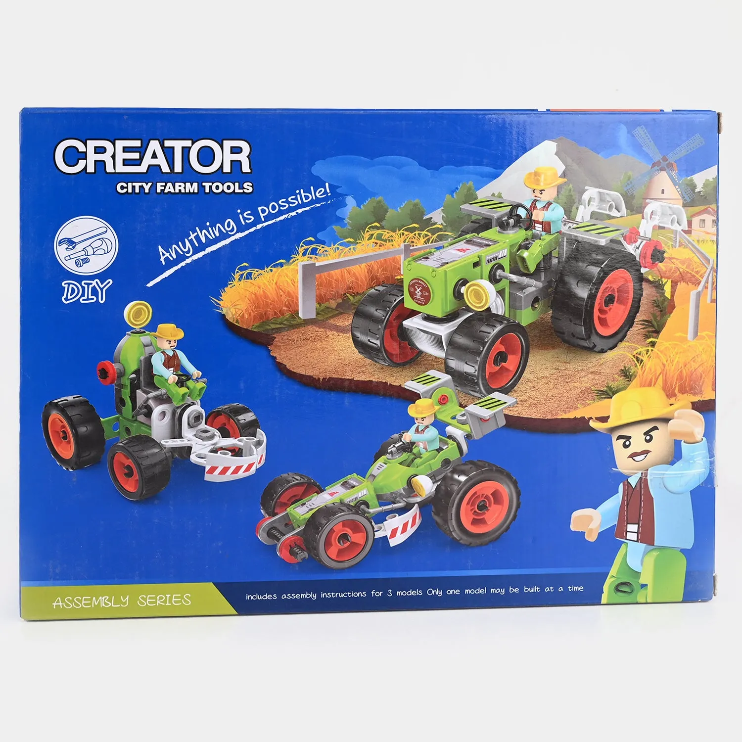 Creator City Farm Tools Building Blocks Set 72 Pieces