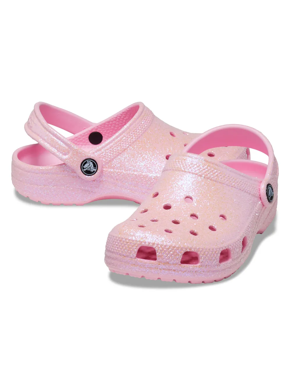 Kids Glitter Classic Clogs