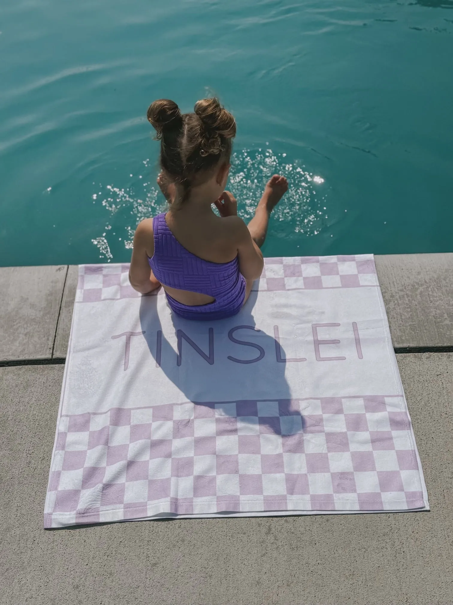 Custom Checker Beach Towels - Pre-Order Available