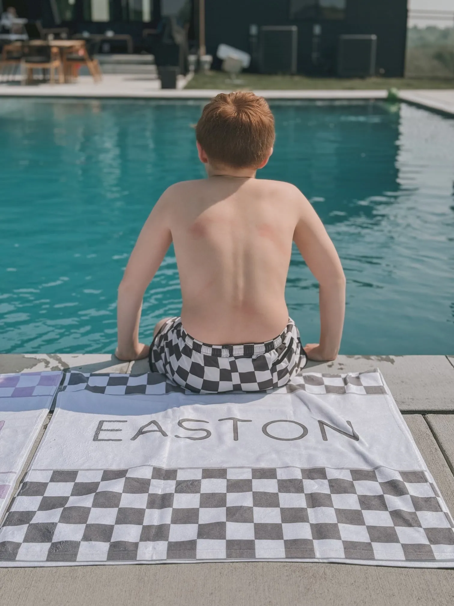 Custom Checker Beach Towels - Pre-Order Available