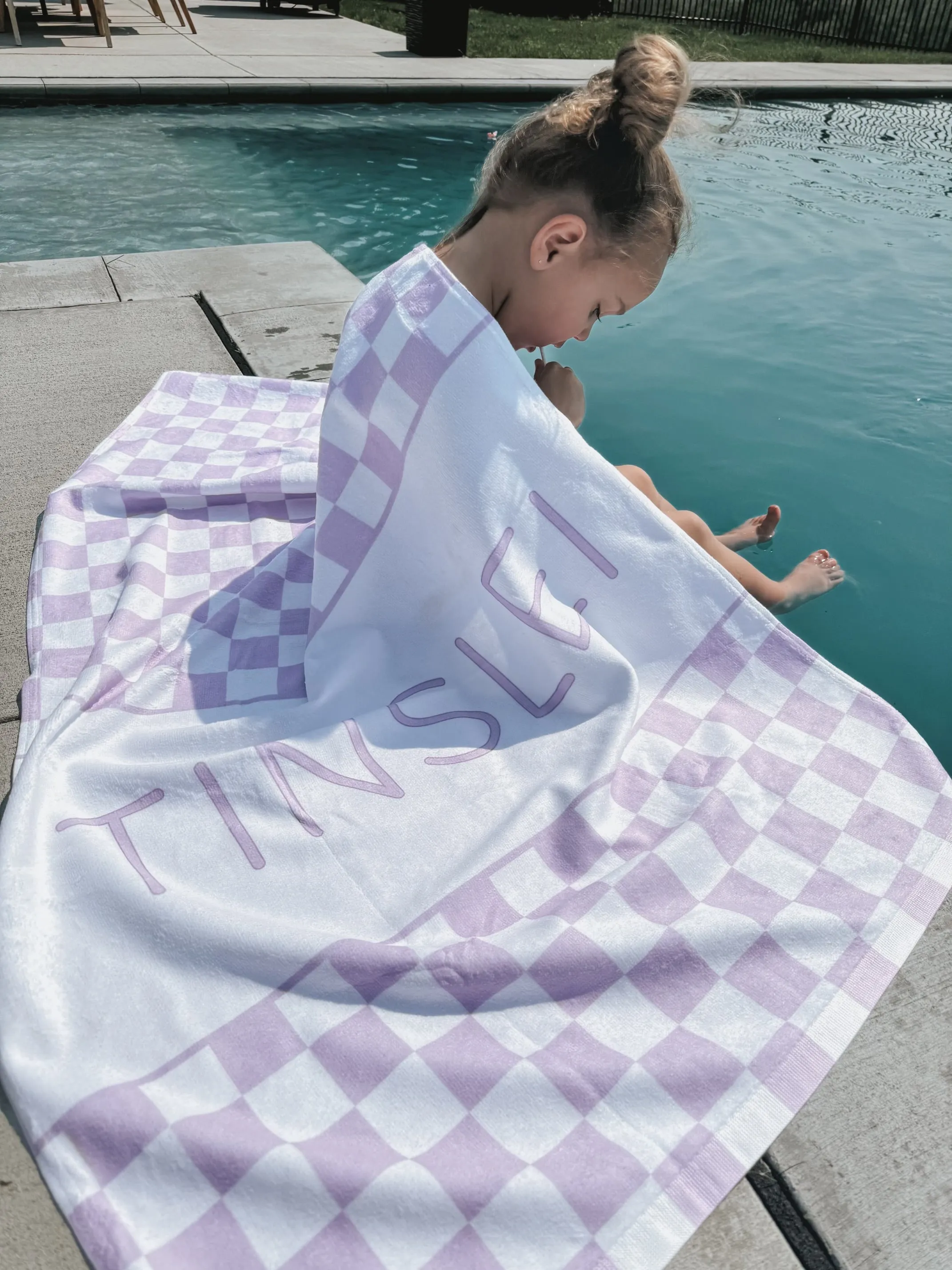 Custom Checker Beach Towels - Pre-Order Available