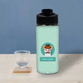 Cute Water Bottle For Kids Personalized - Spy Cat