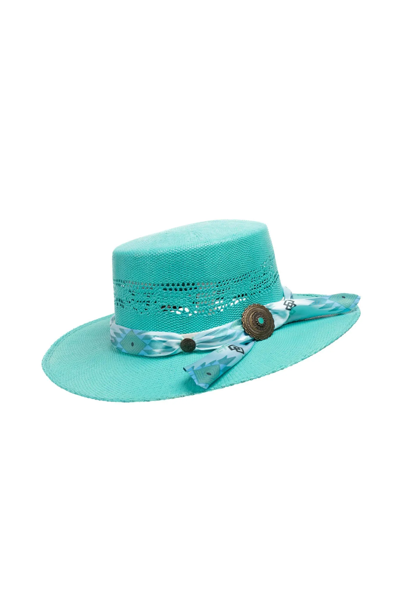 Daisy Boater Kids Straw Hat