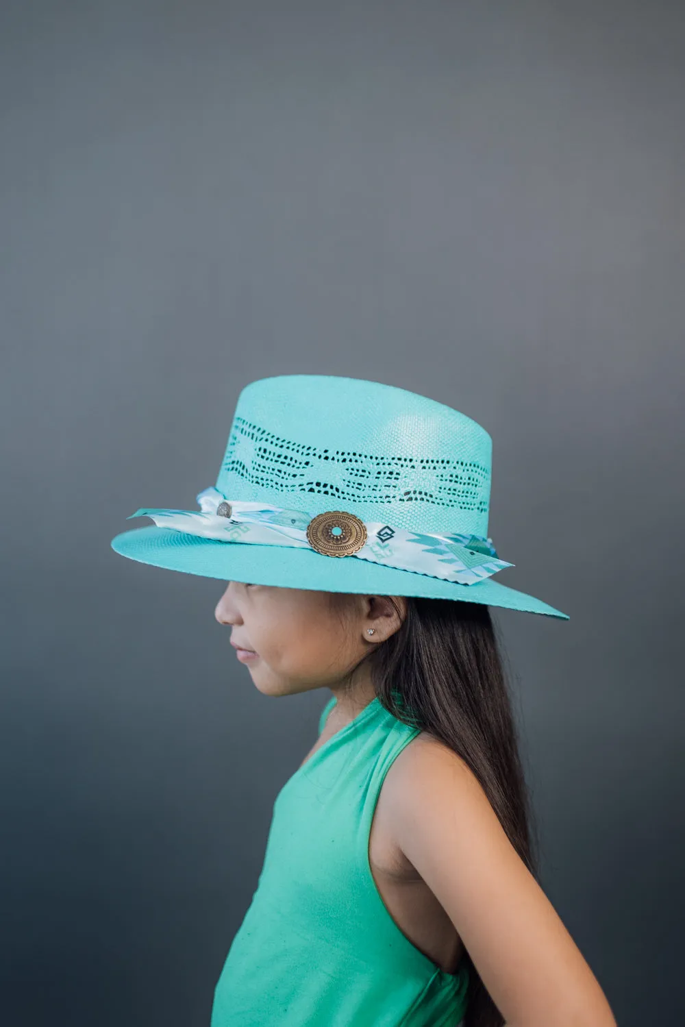 Daisy Rancher Kids Straw Hat