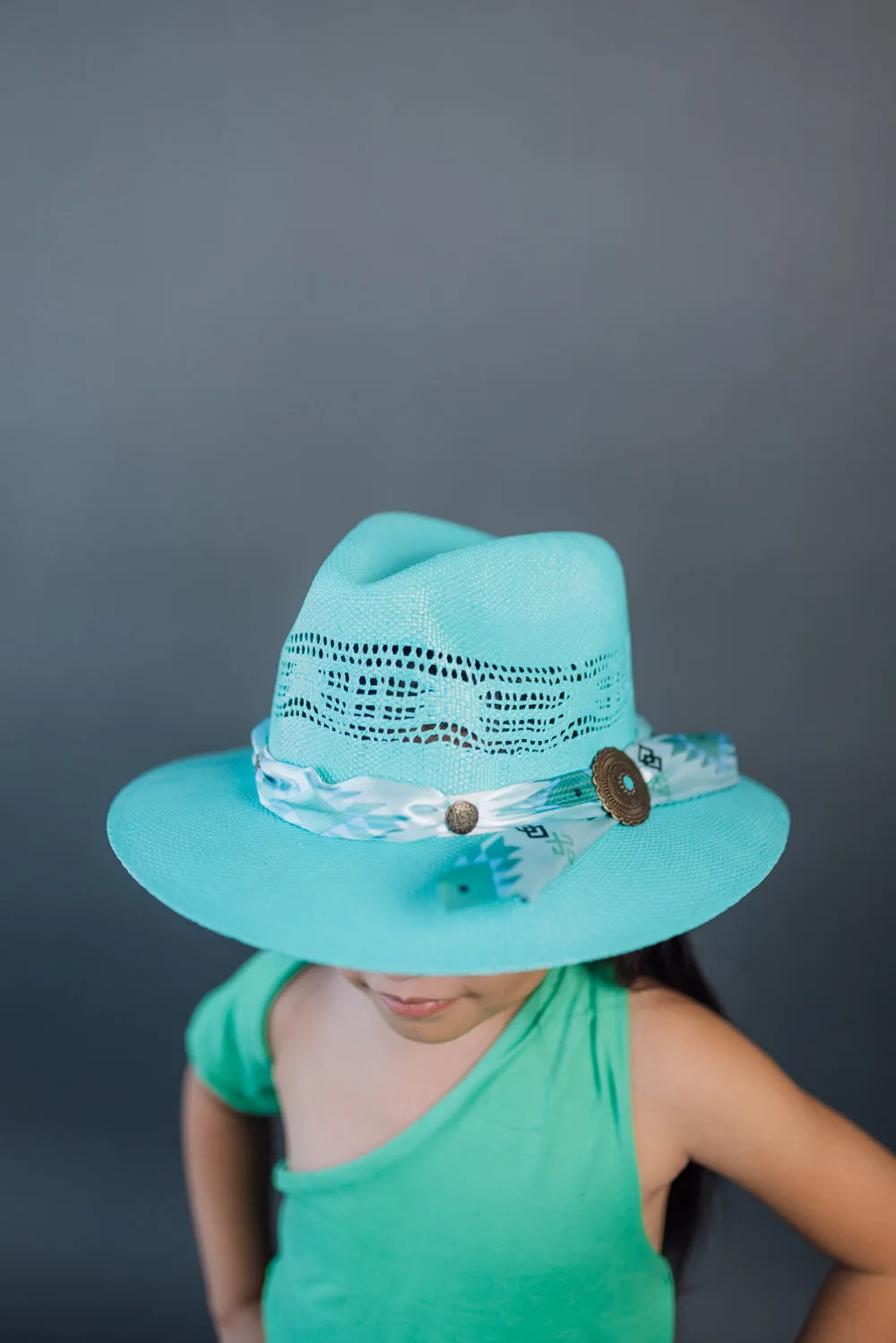 Daisy Rancher Kids Straw Hat