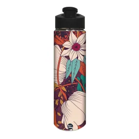 Designer Sipper Bottle for Kids -  Beautiful Floral Design