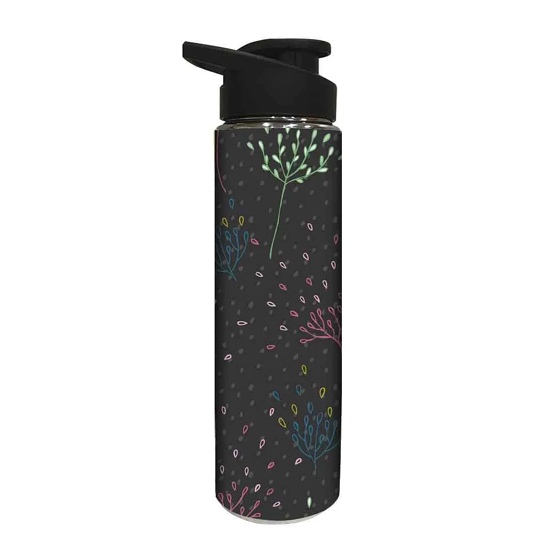 Designer Sipper Bottle for Kids -  Beautiful Green Leaf