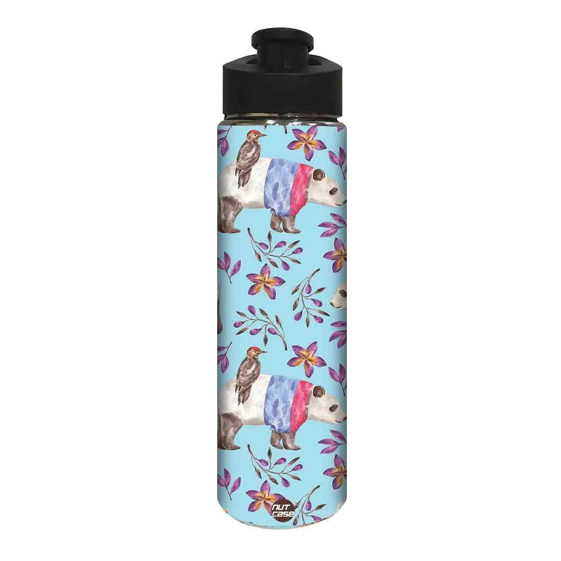 Designer Sipper Bottle for Kids -  Bird and Flower