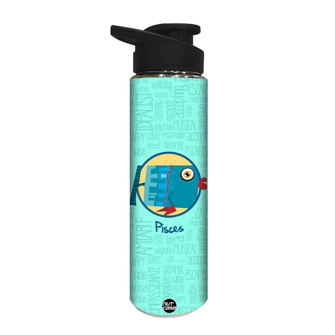 Designer Sipper Bottle for Kids -  Pisces Zodiac Signs